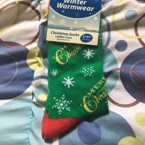 Two Pairs of Christmas Socks